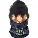 Подшлемник летний (балаклава) "Monster", чёрный (с рисунком) (YK-7702) Китай