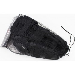 Наколенники+налокотники защитные (пластик) к-кт 4шт, чёрные (S-109) VEMAR