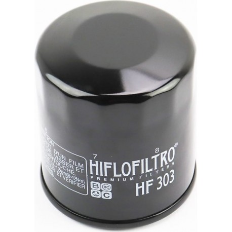 Фильтр масляный HF303 (M20x1,5) HONDA CB 500/1000, CBF 500/1000, CBR 600/1100 XX Super HIFLO