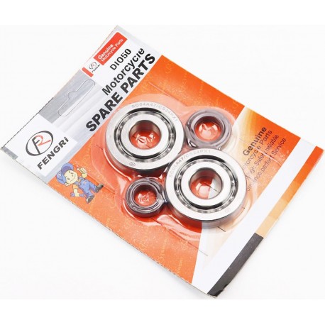 Підшипник SCO4A47CS24PX1 (20x52x12) 2шт колінчастого валу DIO AF18/27+сальник (15,5x25,5x7/ 20x31x7) FENGRI