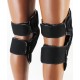 Наколенники защитные (колено) к-кт 2шт, чёрные PRO BIKER