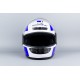 Шлем интеграл HF-101 M, бело-синий KUROSAWA