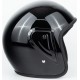 Шлем открытый HK-215, чёрный глянец Toukui