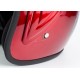 УЦЕНКА Шлем открытый HK-215, красный с синим рисунком (дефекты, см. фото) Toukui