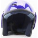Шлем открытый HK-215, синий (отличия рисунков, возможны дефекты покраски) Toukui