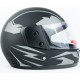 Шлем интеграл BLD-825A М (57-58см), чёрно-серый мат BLD