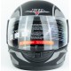 Шлем интеграл BLD-825A М (57-58см), чёрно-серый мат BLD