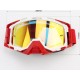 Очки кроссовые/эндуро/АТV, бело-красные (хамелеон стекло), MJ-1024-4 VEMAR