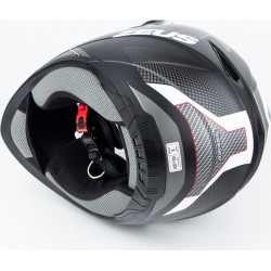 Шлем интеграл ZS-811 SPEEDSTER S (55см), чёрно-красный мат ZEUS