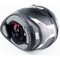 Шлем интеграл ZS-811 SPEEDSTER М (57см), чёрно-красный мат ZEUS