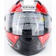 Шлем интеграл ZS-811 ANNIVERSARY S (55см), красный с рисунком AL41 ZEUS