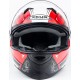 Шлем интеграл ZS-811 ANNIVERSARY S (55см), красный с рисунком AL41 ZEUS