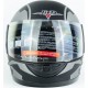 Шлем интеграл BLD-825A S (55-56см), чёрно-серый мат BLD