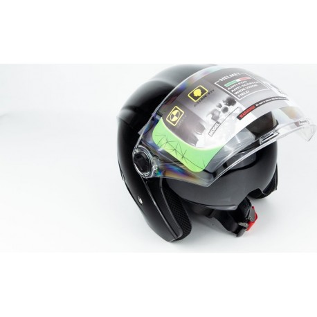 Шлем открытый+очки МТ 606 L, чёрный MT