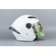 Шлем открытый+очки МТ 606 S, белый MT