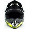 Шлем кроссовый 117 S (55-56см), чёрно-салатовый мат HELMO Китай