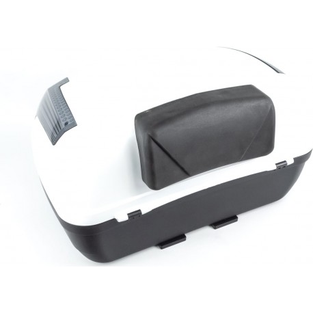 Кофр большой (пластмассовый) 550x420x320мм, бело-чёрный YM-0889P Yunming