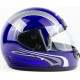 Шлем интеграл HF-101 S, сине-серый Q233-BL KUROSAWA