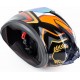 Шлем интеграл HF-126S L (59-60см), чёрно-оранжевый Q250 FXW