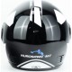 Шлем интеграл HF-101 M, чёрно-белый Q237-W KUROSAWA