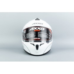 Шлем интеграл DRAKEN S (стандарт DOT/ECE) М (57-58см), белый AXXIS