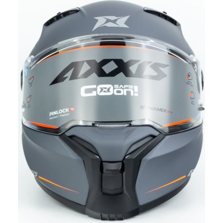 Шлем интеграл FENIX (стандарт DOT/ECE) L (59см), серый мат AXXIS