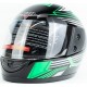 Шлем интеграл BLD-825A S (55-56см), чёрно-салатовый BLD