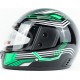 Шлем интеграл BLD-825A S (55-56см), чёрно-салатовый BLD