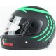 Шлем интеграл BLD-825A S (55-56см), чёрно-зелёный "хищник" мат BLD