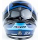 Шлем интеграл HUNTER CORNET (стандарт DOT/ECE) L (59-60см), сине-чёрный AXOR
