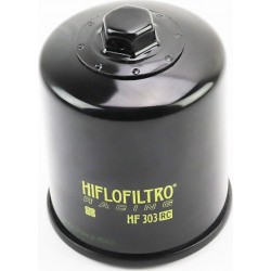 Фільтр масляний HF303RC (65x83мм) Honda CB400/CB500/CB600/CB750/CB1000, Kawasaki EX300/ZX400/ZX600/EX650, ATV Polaris 300/400/50