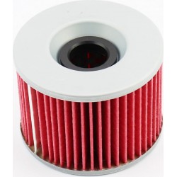 Фільтр-елемент масляний HF401 (76x58мм) KAWASAKI EL 250/ZL 400/EX 250 R Ninja/GTR 1000, TRIUMPH Tiger 900, YAMAHA XJR 1300 HIFLO