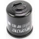 Фільтр масляний HF183 (52x65мм) APRILIA Atlantic 125/200/250 i/300 i/Scarabeo 125/GILERA DNA 125/180/250 Nexus, MALAGUTI Madison