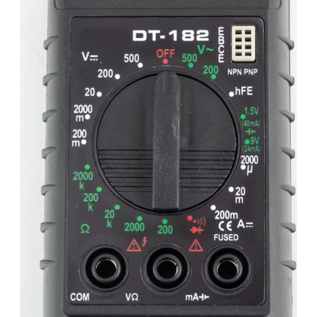 Мультиметр цифровой со звуковым сигналом, DT-182 mini-version Китай