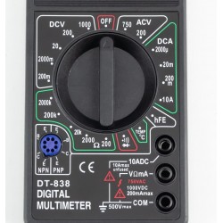 Мультиметр цифровой с измерением температуры, DT-838 Китай