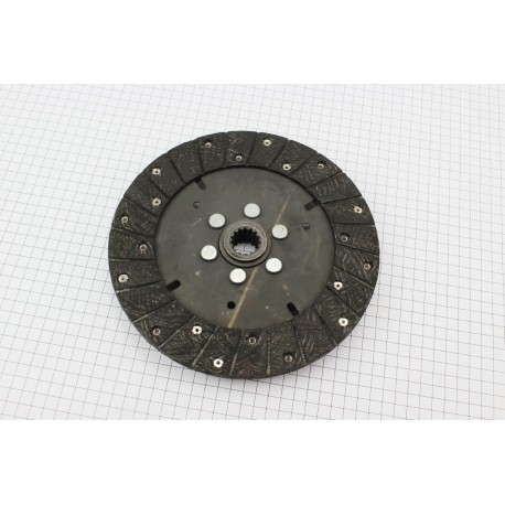 Диск сцепления, D-228мм, d-25мм, Z-15 к однодисковой корзине Jinma 200/204/240/244 (JY250.21.011) Китай