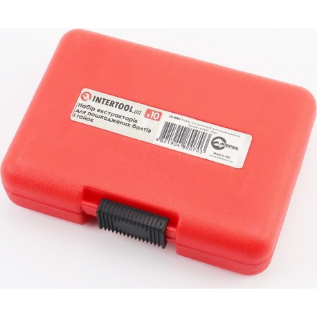 Экстрактор болтов, гаек (для выкручивания повреждённых болтов и гаек), к-кт 10шт (SD-8007) INTERTOOL