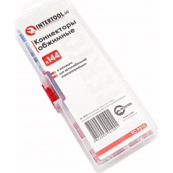Контакты обжимные для электропроводки, 144шт изолированные (TC-9010) INTERTOOL