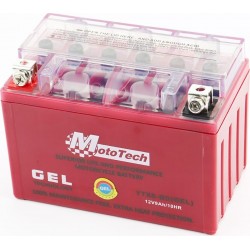 Аккумулятор 12V9Ah YTX9-BS GEL (L150*W87*H107мм) Mototech