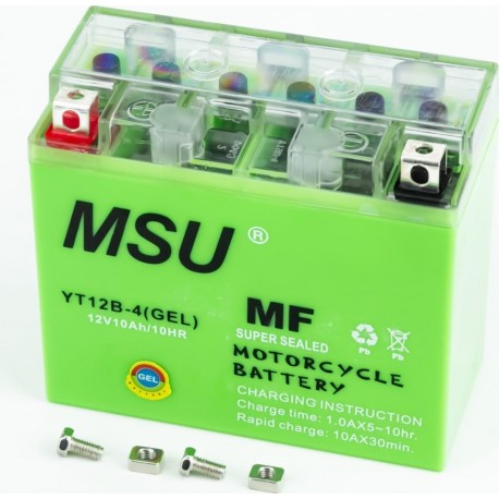 УЦЕНКА Аккумулятор 12V10Аh YT12B-4 GEL (L150*W70*H130 мм), (держит напряжение ?10,5V) MSU