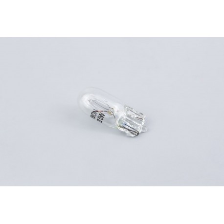 Лампа поворотника T10 (без цоколя), белая 12V/5W FUSION