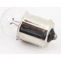 Лампа поворотника BA15S (с цоколем), белая 12V/10W G18 FUSION