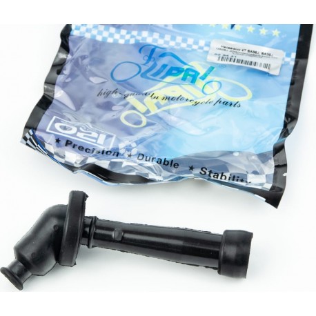 Свечной колпачок "люлька" 90° YAMAHA JOG SA-36J/39J, чёрный LIPAI