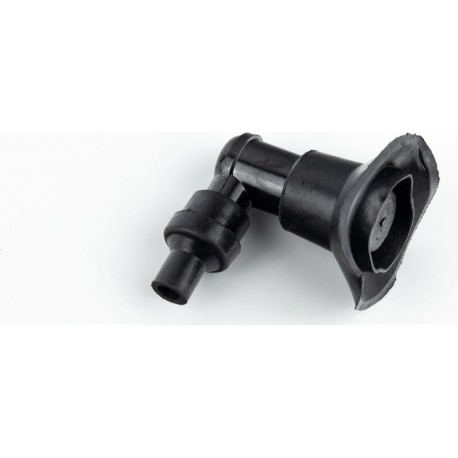 Свечной колпачок "люлька" 90° большой, с резинкой, чёрный тип 3 Китай