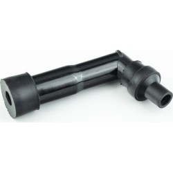 Свечной колпачок "люлька" 90° длинный, чёрный Китай