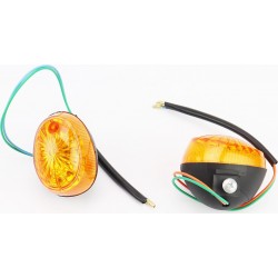 Поворотник руля, к-кт 2шт RACE, жёлтый Китай