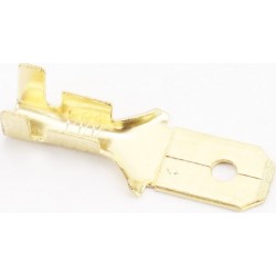 Контакт папа стандартный, латунь Китай