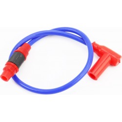 Провод к катушкам зажигания, синий, 43см+колпачок свечной Китай