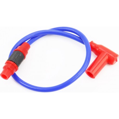 Провод к катушкам зажигания, синий, 43см+колпачок свечной Китай