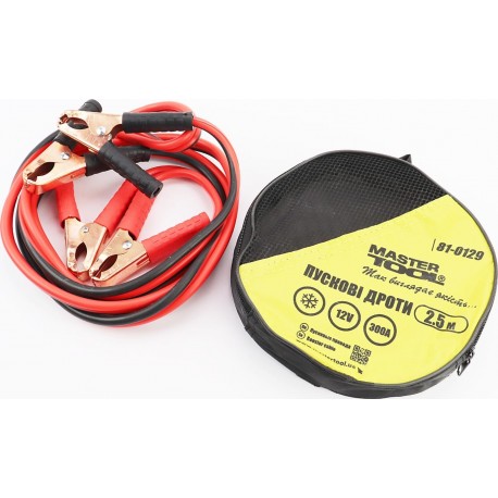 Провода пусковые 300А/12V, 2,5м (81-0129) MASTERTOOL